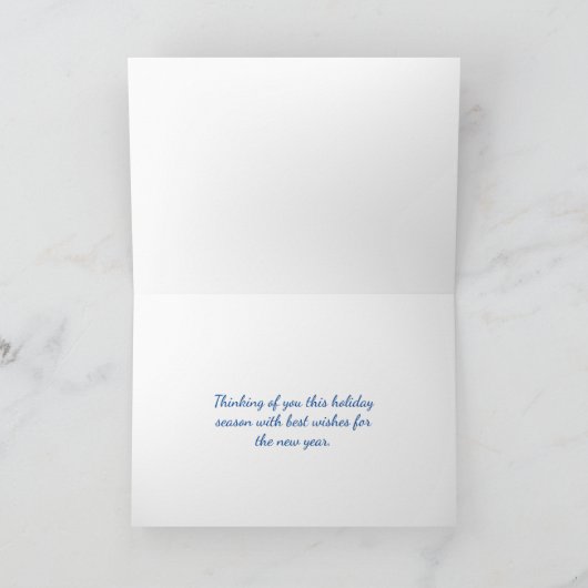 Kinderen spelen in Sneeuwnaam Art Deco Holiday Kaa Kaart (Binnen)