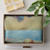 Kinderen Spelen op het strand door Mary Cassat Tissuepapier (Geschenk)