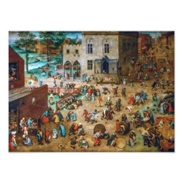 Kinderen spelen | Pieter Bruegel de Oude | Foto Afdruk