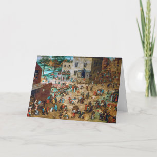 Kinderen spelen Pieter Bruegel de Oude Kaart