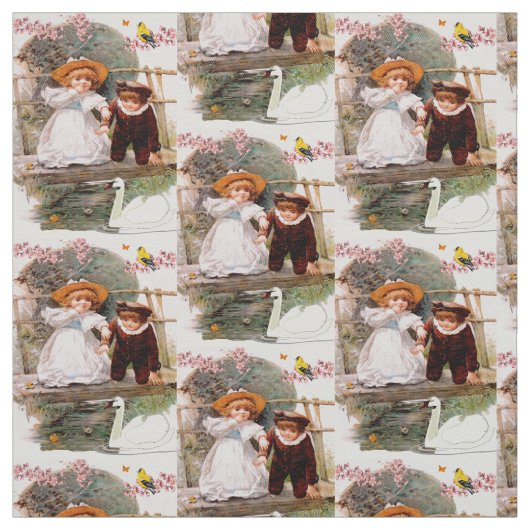 Kinderen spelen stof (Swatch)