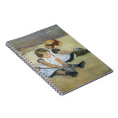 Kinderen spelend op het strand door Mary Cassatt Notitieboek (Rechterzijde)
