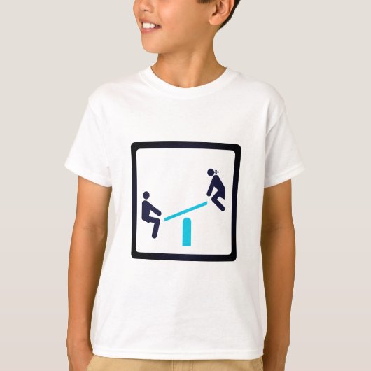 Kinderen, Spelletjes, Spelen T-shirt (Voorkant)