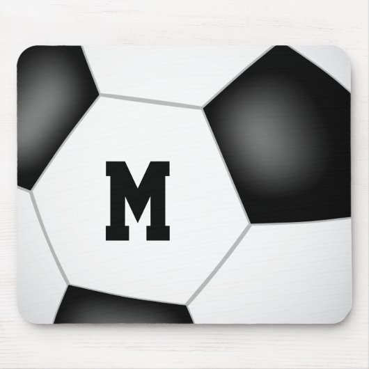 kinderen sport voetbal muismat (Voorkant)