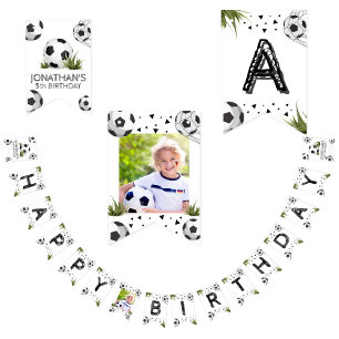 Kinderen Sport Voetbal Verjaardag Vlaggetjes