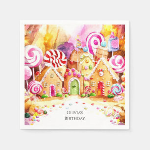 Kinderen Sprinkle Candyland Verjaardag Servet
