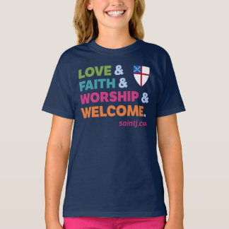 Kinderen St James Kleurrijke Welkom T-shirt
