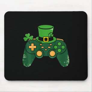 Kinderen St. Patrick's Dag Gamer Gamecontroller Kr Muismat