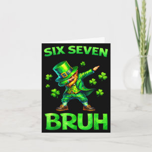 Kinderen St. Patrick's Day 67 leprechaun dab zes z Kaart