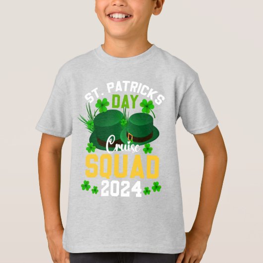 Kinderen St. Patrick's Day Cruise Squad T-shirt (Voorkant)
