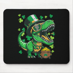 Kinderen St. Patrick's Day Dinosaur Saint Pattys T Muismat