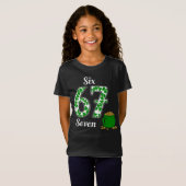 Kinderen St.Patrick's Day Zes Zeven  T-shirt (Voorkant volledig)