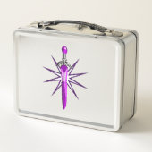 Kinderen Starburst Zwaard Metalen Lunchbox    (Achterkant)