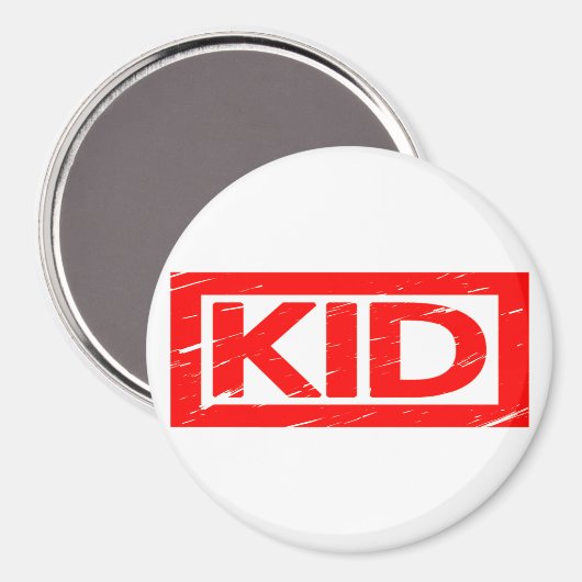 Kinderen stempel magneet (Voorkant / Achterkant)