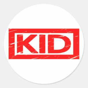 Kinderen stempel ronde sticker