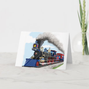 kinderen stoomtrein kaart