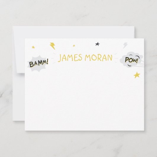 Kinderen Superhelden Briefkaart (Voorkant)