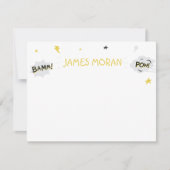 Kinderen Superhelden Notitiekaart Notitiekaartje (Voorkant)