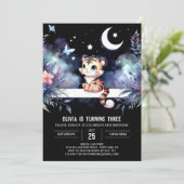 Kinderen Sweet Tiger Verjaardag Kaart (Staand voorkant)