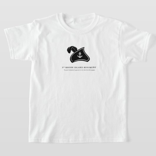 Kinderen T-shirt — 1st Rhode Island Regiment (Laagn)