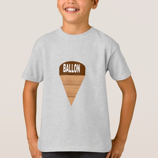 Kinderen T-shirt ash GLACE BALLON (Voorkant)