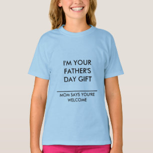 KINDEREN T-SHIRT FATHERS DAY BERICHT DOOR ZAZZ_IT