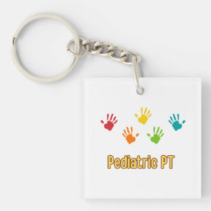 Kinderen T-shirt fysiotherapie Sleutelhanger