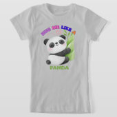 Kinderen T-shirt - Knuffel me als een panda 🐼 (Laagn)