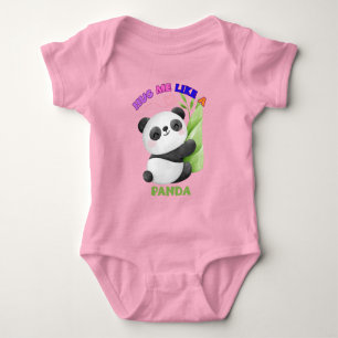 Kinderen T-shirt - Knuffel me als een panda 🐼