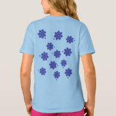 kinderen T-shirt met creatieve bloemen (Achterkant)