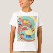 Kinderen T-shirt met kleurrijk design.