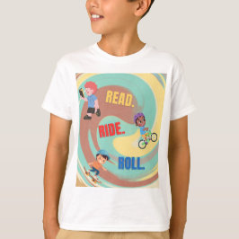 Kinderen T-shirt met kleurrijk design.