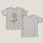 Kinderen T-shirt met patroonbloem - Whimsical Wa (Ontwerp Voorkant & Achterkant)