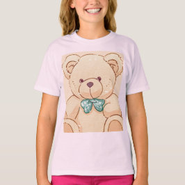 kinderen t-shirt met teddy ontwerp