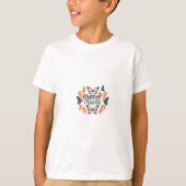 Kinderen T-shirt ontworpen met "Flutter Flairs". (Voorkant)