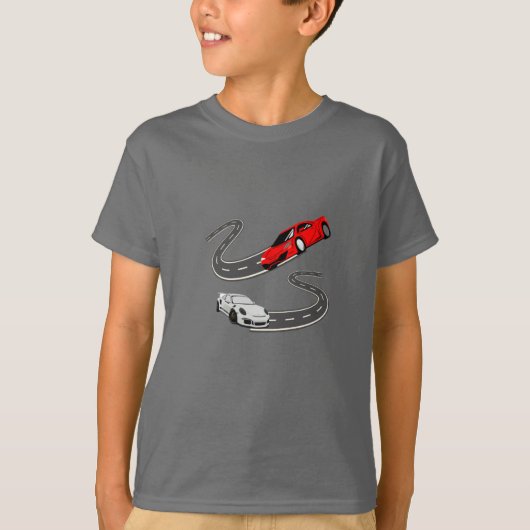 Kinderen t-shirt roadtrip zoom boom (Voorkant)