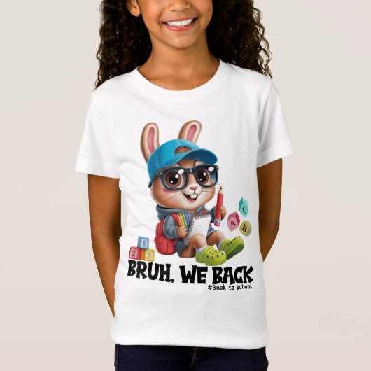 kinderen T-shirt, Terug naar school T-shirt (Voorkant)