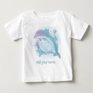 KINDEREN T-SHIRT : TWEE DOLPHINS