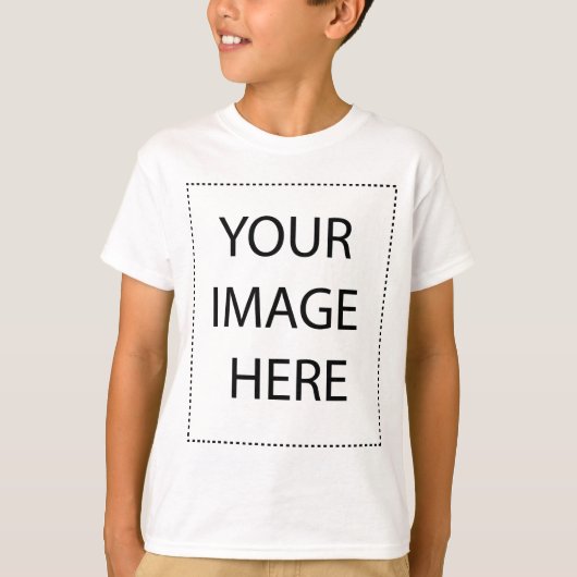 Kinderen T-shirt Verticaal Sjabloon (Voorkant)