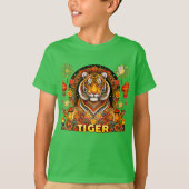 Kinderen T-shirt voor Jaar van de Tijger (Voorkant)