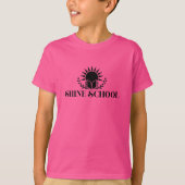 kinderen t-shirt zwart logo (Voorkant)
