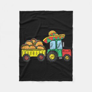 Kinderen Taco Tractor Cinco De Mayo Mexicaans Eten Fleece Deken