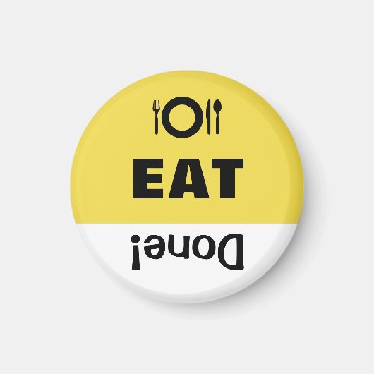 Kinderen takenlijst Herinnering magneet Eat (Voorkant)