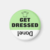 Kinderen takenlijst Herinneringsmagneet aangekleed Magneet (Voorkant)