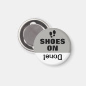 Kinderen takenlijst Herinneringsmagneetschoenen Magneet (Voorkant / Achterkant)