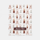 Kinderen Teddybeer Kat Panda Bunny Speelgoed Patro Fleece Deken (Voorkant)