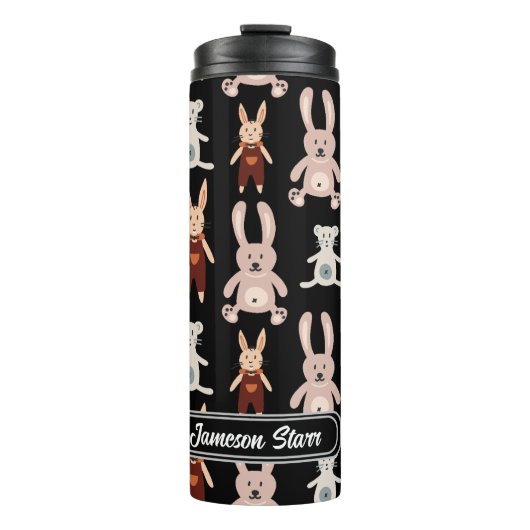 Kinderen Teddybeer Kat Panda Bunny Speelgoed Patro Thermosbeker (Voorkant)