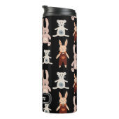 Kinderen Teddybeer Kat Panda Bunny Speelgoed Patro Thermosbeker (Geroteerd rechts)