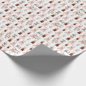 Kinderen Teddybeer Kat Panda Speelgoed Patroon Ver Cadeaupapier (Hoek)