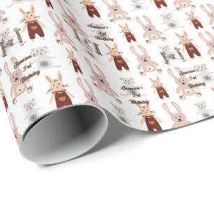 Kinderen Teddybeer Kat Panda Speelgoed Patroon Ver Cadeaupapier